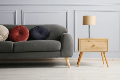Wooden Chic Side Table with Drawer