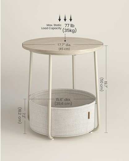 VASAGLE End Table