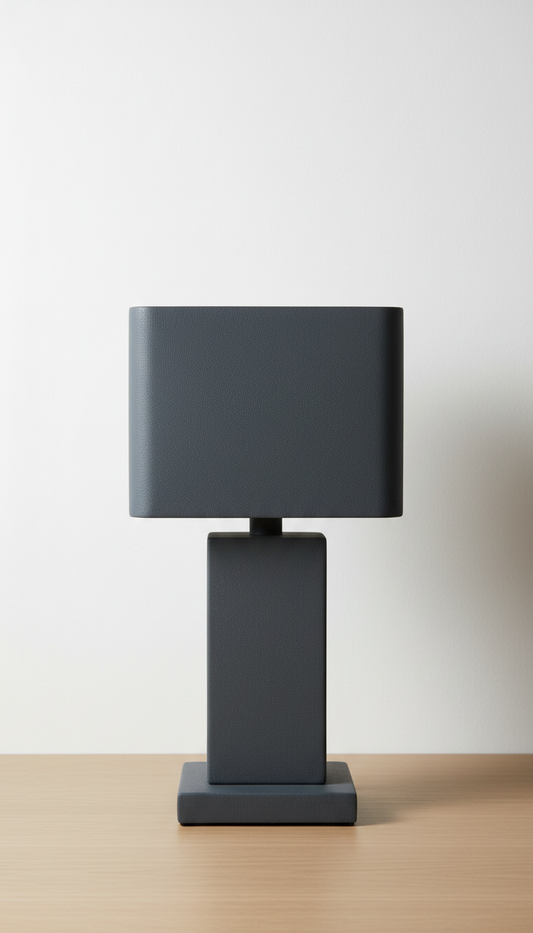 Charcoal edge table lamp